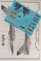 Thumbnail DISCOUNT DECALS 4084. MODEL MAKER DECALS D48079 F16A/B BLOCK 20 TAIWAN AIRFORCE FLYING TIGERS