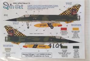 Thumbnail SYHART 4104. DASSAULT MIRAGE F-1JA FAE8O6 30 ANOS  