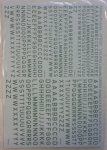 Thumbnail  1255. GERMAN SERIALS WW2 LUFTWAFFE GREEN 4.5 - 8mm