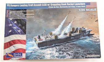 Thumbnail GECKO MODELS 35GM0090 US RANGERS LANDING CRAFT ASSAULT LCA W GRAPPLING HOOK ROCKET LAUNCHERS
