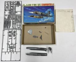 Thumbnail KINGKIT MODEL SCRAPYARD ESCI 4004 LOCKHEED F-104 G/S STARFIGHTER  STARTED   DAMAGED DECALS 