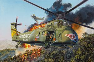 Thumbnail TRUMPETER MODELS 02881 H-34 US MARINES