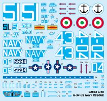 Thumbnail TRUMPETER MODELS 02882 H-34 US NAVY RESCUE