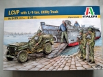 Thumbnail ITALERI  6479 LCVP WITH 1/4 TON UTILITY TRUCK