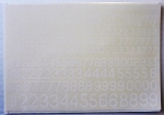 Thumbnail MODELDECAL 669. 60 BRITISH POST WAR 16-48 INCH WHITE NUMERALS
