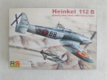 Thumbnail RS MODELS 92140 HEINKEL He 112B SPAIN