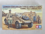 Thumbnail TAMIYA 89649 KUBELWAGEN TYPE 82 AFRICA CORPS ROMMEL FIELD COMMAND POST