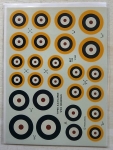 Thumbnail MODELDECAL 474. 102 BRITISH ROUNDELS 1938-1947 LARGE TYPES A   A1