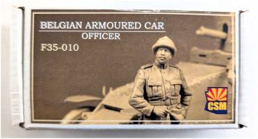 Thumbnail COPPER STATE MODELS F35-010 BELGIAN ARMOURED CAR OFFICER