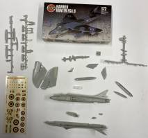 Thumbnail KINGKIT MODEL SCRAPYARD AIRFIX 02073 HUNTER FGA 9  STARTED   NO INSTRUCTIONS 