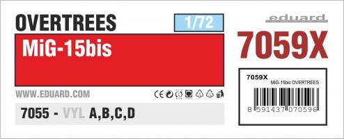 Thumbnail EDUARD 7059X MIG-15BIS overtrees