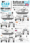 Thumbnail Star Decals 72-A1009 Balkan Peacekeepers   1. British UN Warriors.