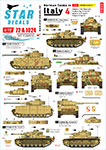 Thumbnail Star Decals 72-A1024 German Tanks in Italy 4. Pz III Flame-tank Pz-Beob.Wg. III Bef-PzKpfw III PzKpfw IV H.
