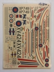 Thumbnail MODELDECAL 1284. 55 GREENHAM COMMON 1979 RAF PHANTOM FGR2 LIGHTNING F3 LTF HAWK T1 TWU