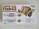 Thumbnail GREATWALL HOBBY L3519 GERMAN 3.7cm FLAK 43 WITH Sd.Ah 58 TRAILER