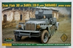 Thumbnail ACE 72278 2cm FLAK 30 Sfl Sd.Kfz.10/4 WITH SdAnh51 AMMO TRAILER