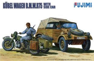 Thumbnail FUJIMI 761053 KUBELWAGEN B.M.W.R75 WITH SIDE CAR