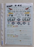 Thumbnail MICROSCALE 389. 72-380 USAF F-4C