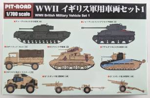 Thumbnail PIT-ROAD MI08 WWII BRITISH MILITARY VEHICLE SET 1