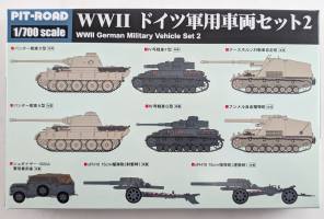 Thumbnail PIT-ROAD MI05 WWII GERMAN MILITARY VEHICLE SET 2