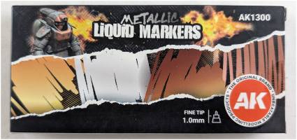 Thumbnail AK INTERACTIVE AK1300 METALLIC LIQUID MARKERS