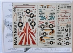 Thumbnail MODELDECAL 678. 15 U.S. NAVY A-7E CORSAIR II   F-4B PHANTOM U.S. MARINE CORPS AV-8A HARRIER