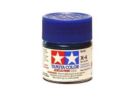 Thumbnail TAMIYA 81504 X-4 BLUE ACRYLIC PAINT  UK SALE ONLY 