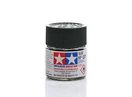 Thumbnail TAMIYA 81727 XF-27 BLACK-GREEN ACRYLIC PAINT  UK SALE ONLY 