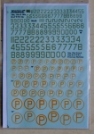 Thumbnail XTRADECAL 72213 RAF SKY CODE NUMBERS   PROTOTYPE Ps