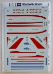 Thumbnail MICROSCALE 119. 44-22 WORLD AIRWAYS 727