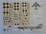 Thumbnail MODELDECAL 245. GERMAN AIR FORCE   NAVY POST WAR T-33A G91R/3 F-104G