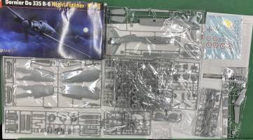 Thumbnail KINGKIT MODEL SCRAPYARD HK MODELS 01E021 DORNIER DO 335 B-6 NIGHT FIGHTER DAMAGED BOX