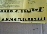 Thumbnail GERALD J ELLIOTT AW WHITLEY MK 2-3
