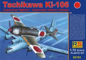 Thumbnail RS MODELS 92103 TACHIKAWA KI-106 JAPANESE FIGHTER