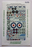 Thumbnail XTRADECAL 1275. 72127 RAF 6 SQUADRON HISTORY BRISTOL F2B LYSANDER HURRICANE Mk.II TEMPEST Mk.VI CANBERRA B.2 PHANTOM FGS.2 JAGUAR Gr3 TYPHOON FGR.4