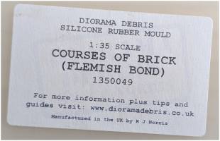 Thumbnail DIORAMA DEBRIS 1350049 COURSES OF BRICK FLEMISH BOND