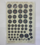 Thumbnail ALMARK 1009. RAF B-TYPE ROUNDELS 1938 / 1945 DULL SHADES
