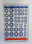 Thumbnail ALMARK 1043. 27 BRITISH ROUNDELS 1914-1918