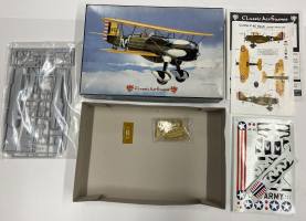 Thumbnail KINGKIT MODEL SCRAPYARD CLASSIC AIRFRAMES 444 CURTISS P-6E HAWK  CRACKED DECALS   YELLOW CANOPY 