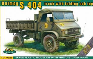 Thumbnail ACE 72466 Unimog S 404 truck with folding cab top