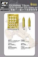 Thumbnail AFV CLUB 35025 GERMAN 15CM HEAVY INFANTRY GUN AMMO SET