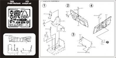 Thumbnail AIRES HOBBY MODELS 7023 P-40N WARHAWK COCKPIT SET