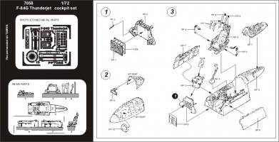 Thumbnail AIRES HOBBY MODELS 7058 F-84G THUNDERJET COCKPIT SET