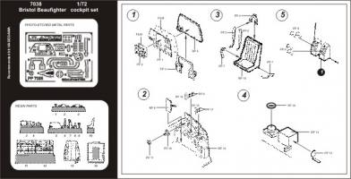 Thumbnail AIRES HOBBY MODELS 7038 BRITSOL BEAUFIGHTER COCKPIT SET