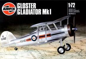 Thumbnail AIRFIX 01002  1987  GLOSTER GLADIATOR Mk.I
