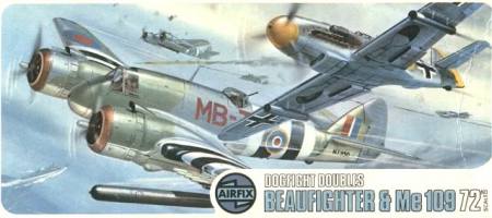 Thumbnail AIRFIX 03140  1973  BEAUFIGHTER   Me 109G.6 DOGFIGHT DOUBLES