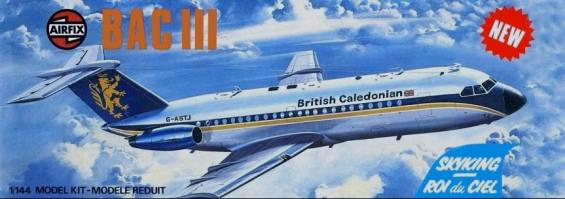 Thumbnail AIRFIX 03178  1979  BAC 111 BRITISH CALEDONIAN