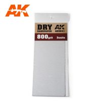Thumbnail AK INTERACTIVE 9041 3 X DRY SANDPAPER 800 GRIT