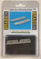 Thumbnail EDUARD  648315 TYPHOON Mk.I exhaust stacks w/fairing 1/48  for Hasegawa / Eduard kit  