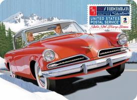 Thumbnail AMT 1251 1953 STUDEBAKER STARLINER - USPS WITH COLLECTABLE TIN